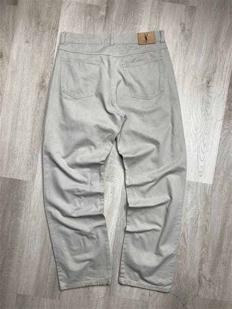 ysl mens chinos|YSL men's pants.